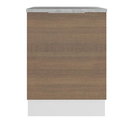 Balcão Stella 1 Porta Branco/rustic Madesa