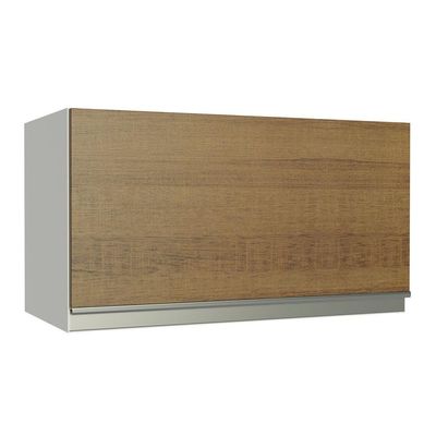 Armário Aéreo Acordes 100% Mdf 60cm 1 Porta Branco Rustic