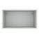 Armário Aéreo Madesa Agata 60cm 1 Porta Basculante Branco e Preto