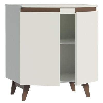 Balcão Reims 70cm 2 Portas Branco Madesa