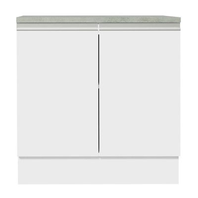 Balcão Glamy Branco 2 Portas Madesa