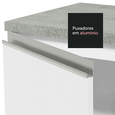 Balcão Glamy Branco 2 Portas Madesa