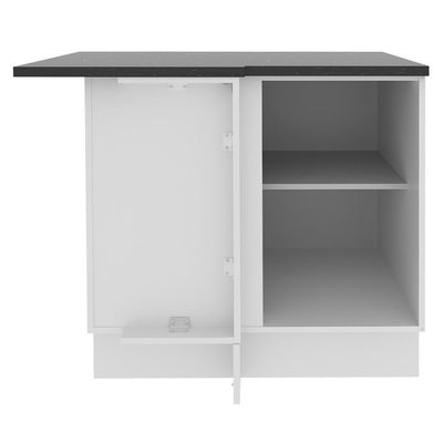 Balcão Canto Acordes Glamy 100% MDF 1 Porta BR/Rustic Madesa