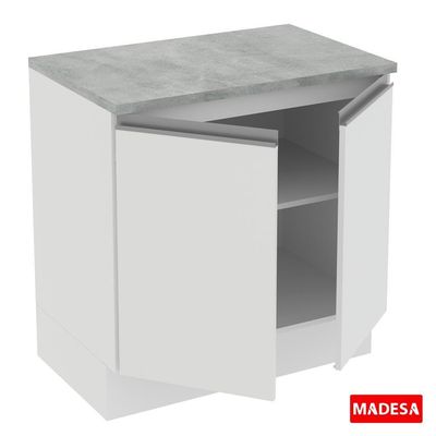 Balcão Glamy Branco 2 Portas Madesa