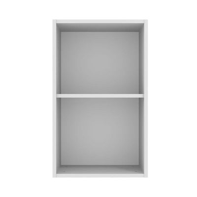 Armário Aéreo 40 Cm 1 Porta Branco/Branco Veludo