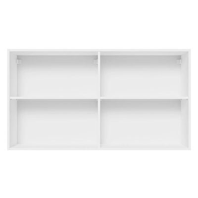 Armário Aéreo Glamy 100%MDF 120cm 2 Portas BR/Rustic Madesa