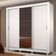 Guarda Roupa Casal Lyon 3Portas com Espelho 4Gavetas Madesa