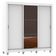 Guarda Roupa Casal Lyon 3Portas com Espelho 4Gavetas Madesa
