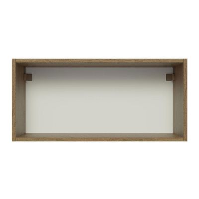 Armário Aéreo de Cozinha Glamy 70cm 1 Porta Basculante Preto