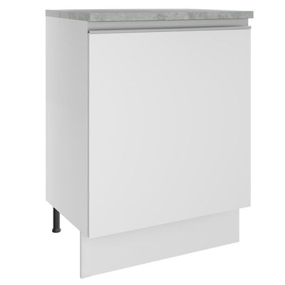 Balcão Glamy Branco 1 Porta Madesa