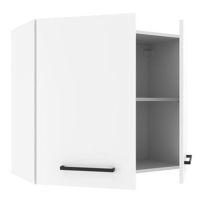 Armário Aéreo Madesa Agata 70 Cm 2 Portas - Branco Branco