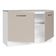 Balcão De Pia Cozinha 2 Portas (com Tampo) Branco/crema Agata Madesa Branco/crema