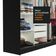 Guarda-roupa Casal Austin 4 Portas 3 Gavetas Preto