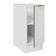 Balcão 35 Cm 1 Porta (sem Tampo) Branco/Branco Veludo