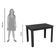 Conjunto Sala Jantar Mesa Tampo Madeira 4 Cadeiras Madesa