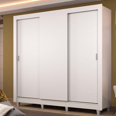 Guarda Roupa Casal Lyon Plus 3 Portas 4 Gavetas Madesa