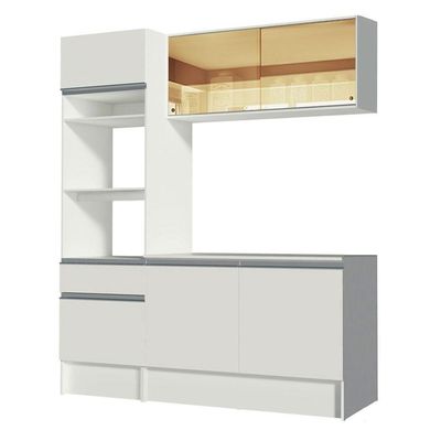 Cozinha Compacta Diamante com Armário Balcão e Tampo Madesa