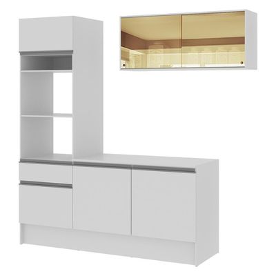 Cozinha Compacta Diamante com Armário Balcão e Tampo Madesa