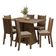Conjunto Sala De Jantar Mesa Tampo De Madeira 6 Cadeiras Rustic/bege Sharon Madesa