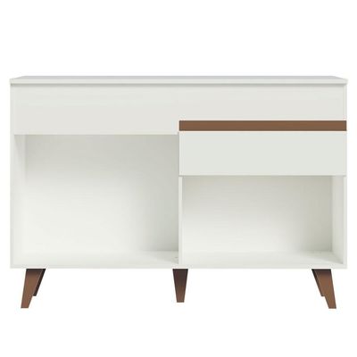 Balcão Gabinete De Pia Cozinha 2 Portas 1 Gaveta Branco Reims Madesa Branco