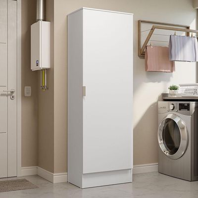 Armário Multiuso 60 Cm 1 Porta Branco Madesa Branco