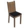 Conjunto Sala De Jantar Mesa Tampo De Madeira 6 Cadeiras Rustic/preto Sharon Madesa