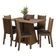 Conjunto Sala De Jantar Mesa Tampo De Madeira 6 Cadeiras Rustic/preto Sharon Madesa