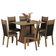Conjunto Sala De Jantar Mesa Tampo De Madeira 6 Cadeiras Rustic/preto Beverly Madesa Rustic/preto