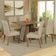 Conjunto Sala De Jantar Mesa Tampo De Madeira 6 Cadeiras Rustic/crema/imperial Fabiana Madesa