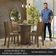 Conjunto Sala De Jantar Mesa Tampo De Vidro 4 Cadeiras Rustic/crema/bege Marrom