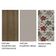 Conjunto Sala De Jantar Mesa Tampo De Madeira 4 Cadeiras Rustic/crema/hibiscos Sophie Madesa