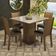 Conjunto Sala De Jantar Mesa Tampo De Vidro 4 Cadeiras Rustic/crema/preto