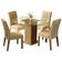 Conj. Mesa Tampo De Vidro Com 4 Cadeiras Rustic/Imperial