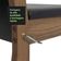 Conjunto Sala De Jantar Mesa Tampo De Vidro 4 Cadeiras Rustic/crema/preto Tifani