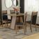 Conjunto Sala De Jantar Mesa Tampo De Madeira 4 Cadeiras Rustic/crema/preto Angel Madesa