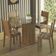 Conj. Mesa Tampo De Vidro 4 Cadeiras Rustic/bege Marrom