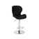 Conjunto 03 Banquetas Slim Couro Pu Regulagem Altura Preta