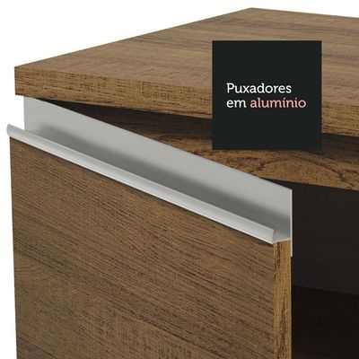 Armário De Cozinha 200Cm Rustic Glamy 08 Rustic