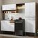 Armário De Cozinha Compacta 229cm Com Pia Rustic/branco Emilly Madesa 10 Rustic/branco