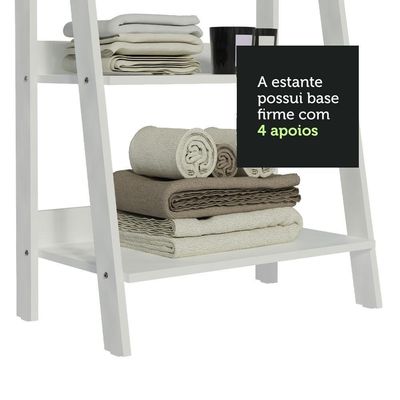 Estante Organizadora Multiuso para Banheiro Branco