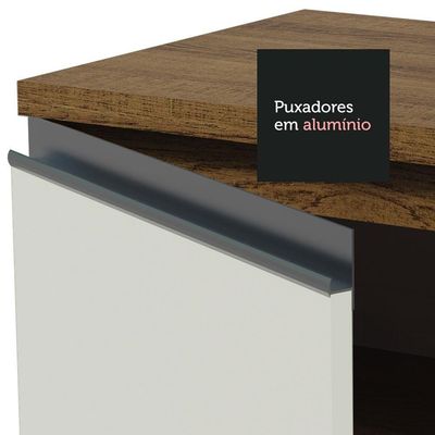 Cozinha Completa 180008 Com Armário E Balcão Rustic/branco