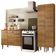 Cozinha Compacta Emilly Front com Balcão e Paneleiro Madesa