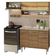 Armário De Cozinha Compacta 165cm Com Pia Rustic Emilly Madesa 01 Rustic