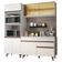 Cozinha Compacta Reims com Armário e Balcão Branco Madesa