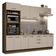 Armário De Cozinha Completa 270cm Madesa 01 Rustic/crema