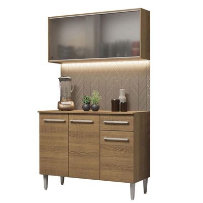 Cozinha Compacta Emilly 105001 Com Armário E Balcão