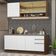 Cozinha Completa 180006 Com Armário E Balcão Rustic/branco