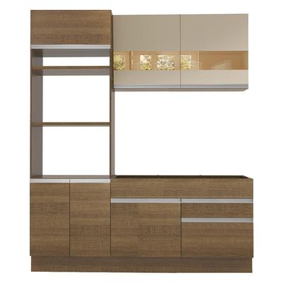 Cozinha Compacta Glamy Helen 6 Portas 2 Gavetas Madesa