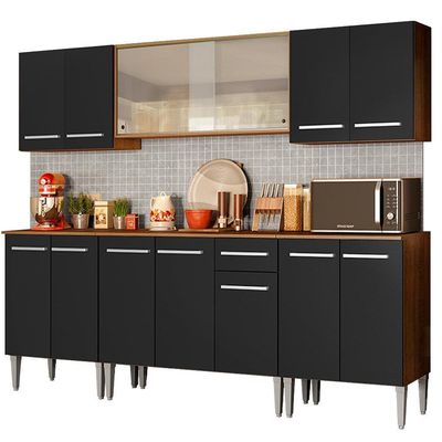 Cozinha Completa Emilly Wind com Balcão e Armário Madesa