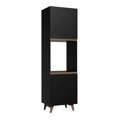 Torre-Quente Madesa Reims 60 Cm 2 Portas - Preto